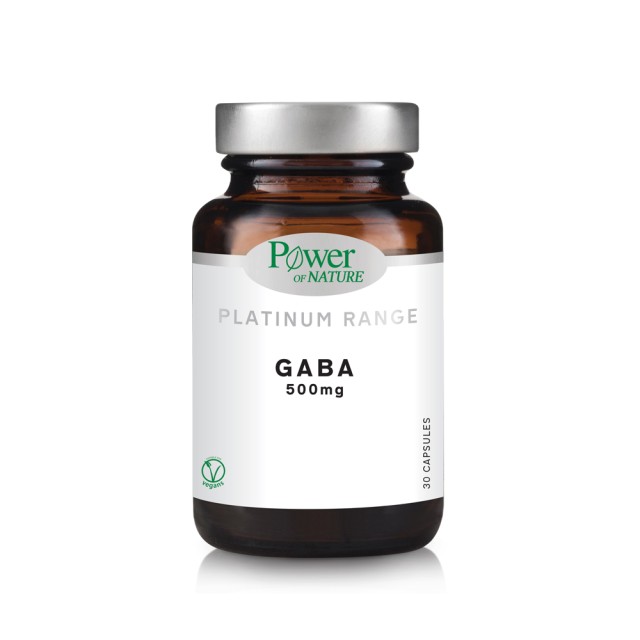 Power Health Platinum Gaba 500mg 30caps (Συμπλήρωμα Διατροφής για τη Φυσιολογική Λειτουργία του Νευρ