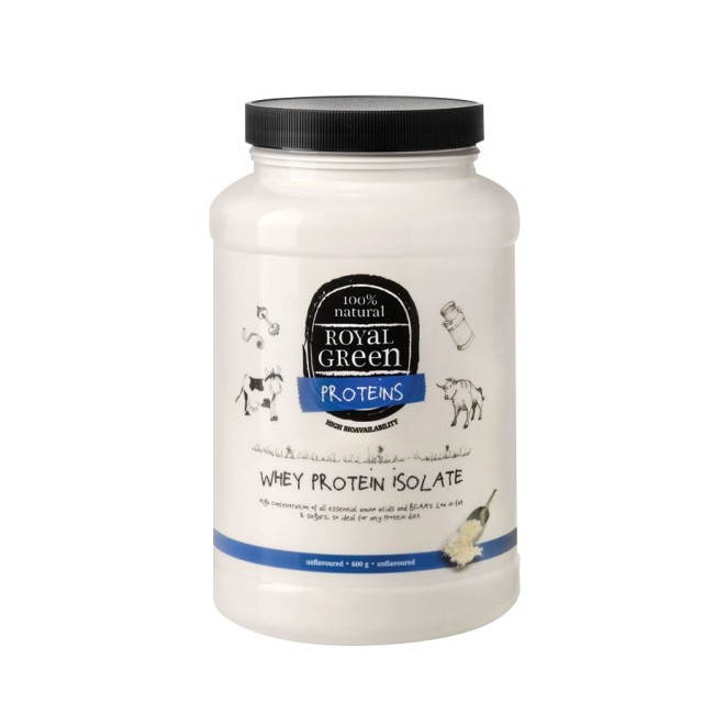 Royal Green Whey Protein Isolate 600gr (Πρωτεΐνη Ορού Γάλακτος)