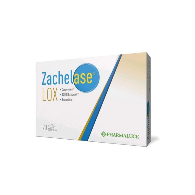Pharmaluce Zachelase Lox 20caps (Συμπλήρωμα Διατροφής για Οξεία Φλεγμονή & Πόνο)