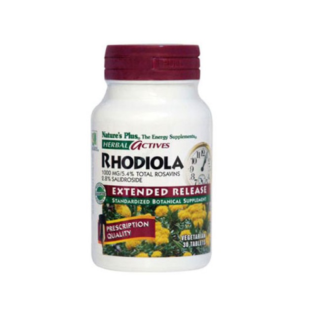 Natures Plus Rhodiola 1000mg 30tab (Συγκέντρωση - Μνήμη)