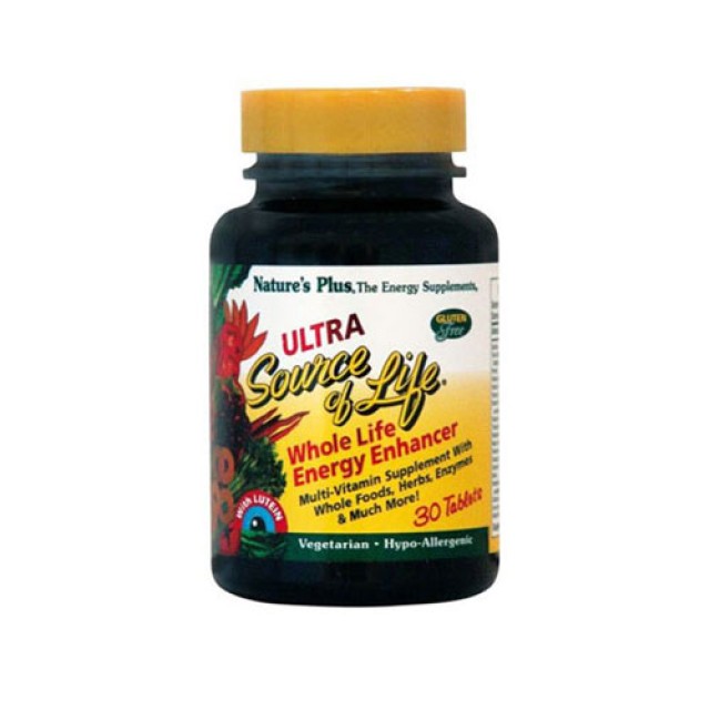 Natures Plus Ultra Source Of Life With Lutein 30tab (Πολυβιταμίνες)
