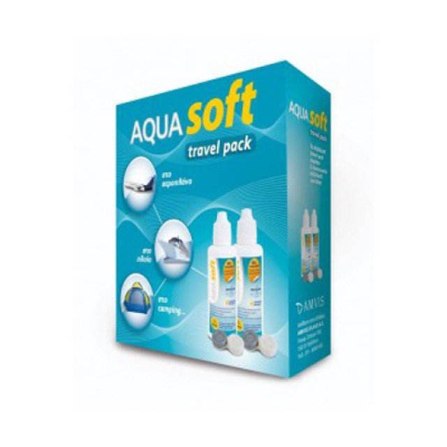 Aquasoft 60ml (Υγρό Καθαρισμού Φακών Επαφής)