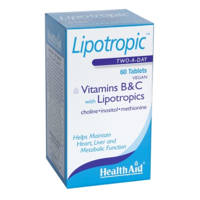 Health Aid Lipotropics 60tabs (Συμπλήρωμα Διατροφής για Αδυνάτισμα)