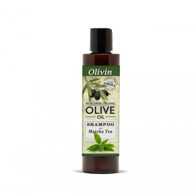 Olivin Shampoo Matcha Tea 200ml (Σαμπουάν για Καθημερινή Xρήση με Μatcha Τea)