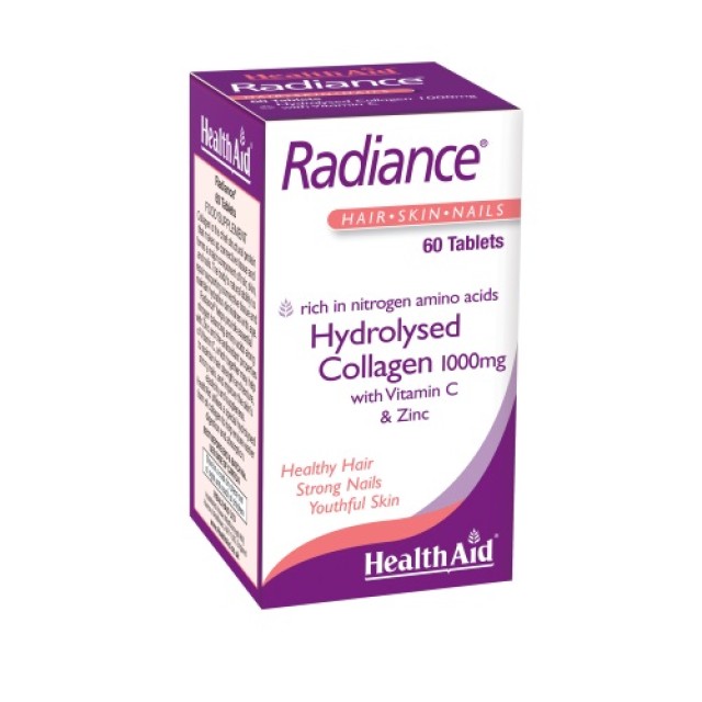 Health Aid Radiance 60tab (Θαλάσσιο Κολλαγόνο για Λαμπερό Δέρμα χωρίς Ρυτίδες)