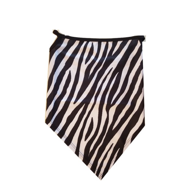 Convertible Foulard Face Mask Zebra (Υφασμάτινη Μάσκα Φουλάρι με Σχέδιο Ζέβρα)