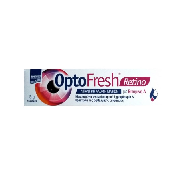 Optofresh Retino Eye Ointment 5gr (Λιπαντική Αλοιφή Ματιών για Ανακούφιση από την Ξηροφθαλμία)