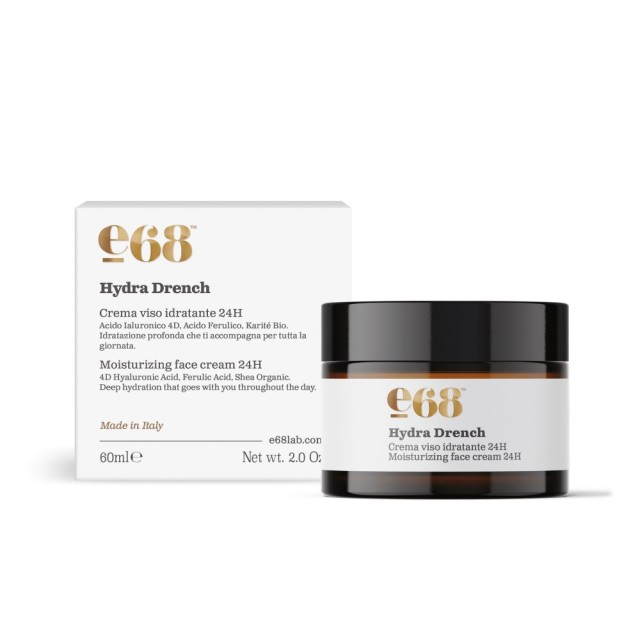 E68 Hydra Drench Moisturizing 24h Face Cream 60ml (Ενυδατική Κρέμα Προσώπου)