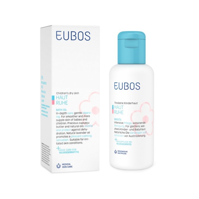 Eubos Baby Bath Oil 125ml (Ελαιώδες Αφρόλουτρο)