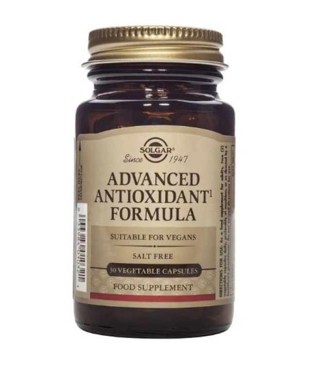 Solgar Advanced Antioxidant Formula 30 Vegetarian Caps