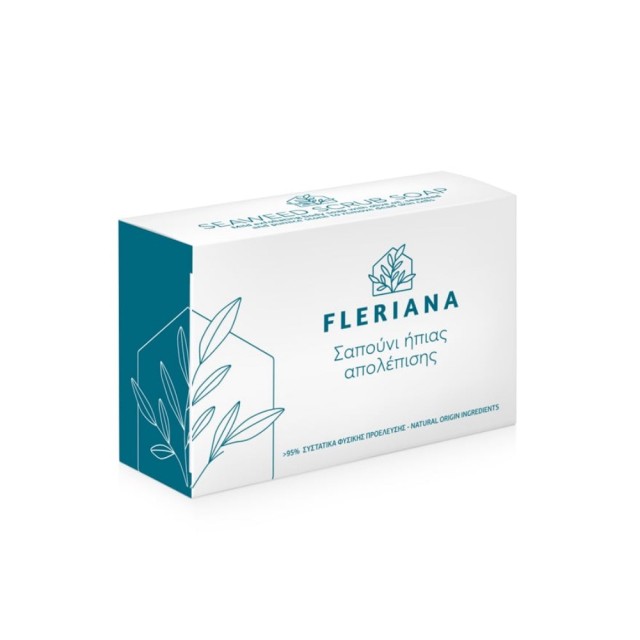 Fleriana Seaweed Scrub Soap 100gr (Σαπούνι Ήπιας Απολέπισης για το Σώμα)