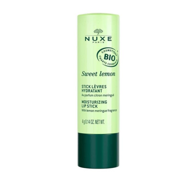 Nuxe Sweet Lemon Lip Stick 4gr (Βιολογικό Ενυδατικό Στικ Χειλιών με Άρωμα Λεμόνι)