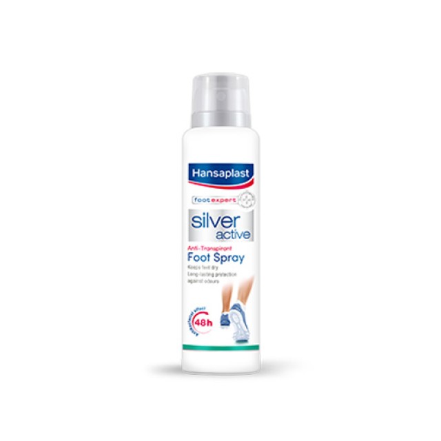 Hansaplast Silver Active Antibacterial 150ml (48574) (Αποσμητικό Σπρέυ Ποδιών)