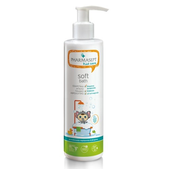 Pharmasept Kids Soft Bath 500ml (Απαλό Παιδικό Αφρόλουτρο)