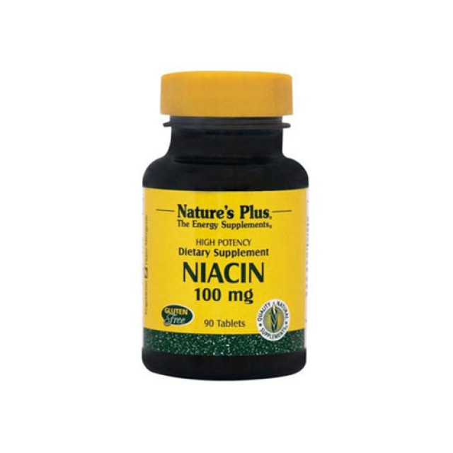 Natures Plus Niacin 100mg 90tab (Μείωση χοληστερίνης - Τριγλυκερίδια) 