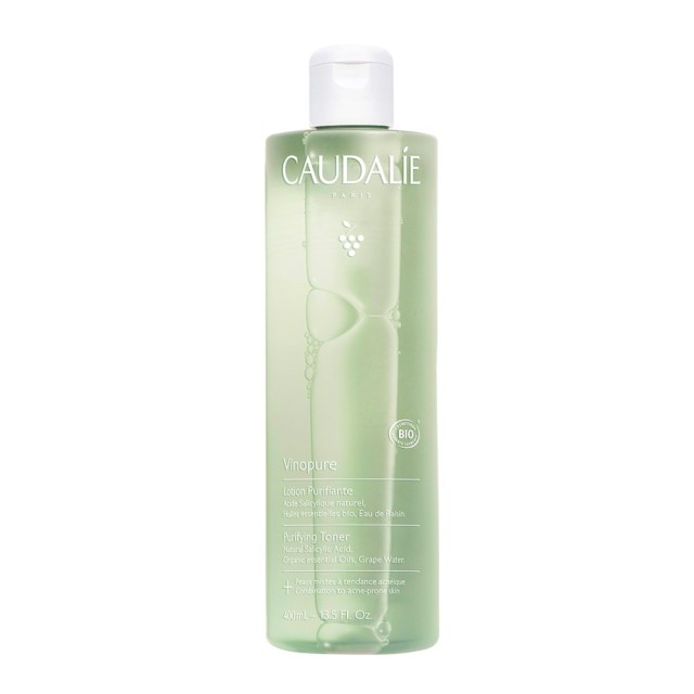 Caudalie Vinopure Purifying Toner 400ml (Τονωτική Λοσιόν για Επιδερμίδα με Τάση Ακμής)