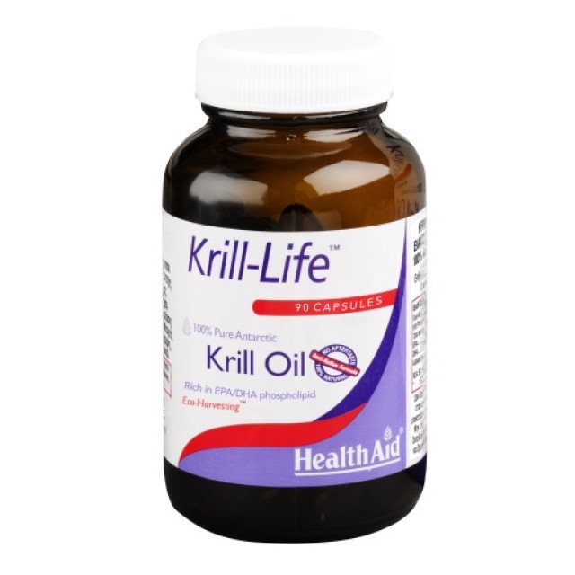 Health Aid Krill Life Oil 500mg 90caps (Economy) (Κυκλοφορικό - Καρδιά)