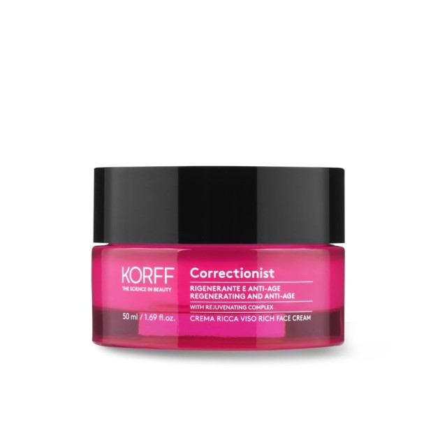 Korff Correctionist NG Anti-Wrinkle & Regenerating Rich Cream 50ml (Αντιρυτιδική Κρέμα Προσώπου Πλούσιας Υφής για τις Πρώτες Ρυτίδες)