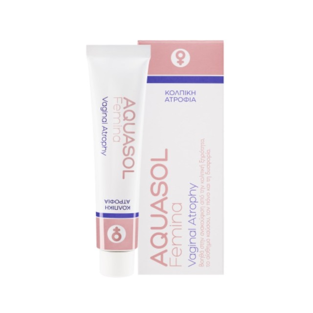 Aquasol Femina Vaginal Atrophy 30ml (Κρέμα για την Αντιμετώπιση των Συμπτωμάτων της Κολπικής Ατροφίας)