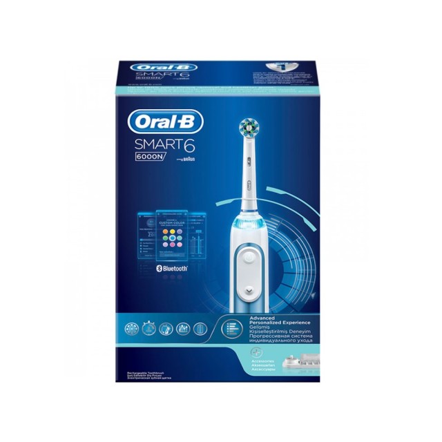 Oral B Braun Smart 6 6000N (Ηλεκτρική Οδοντόβουρτσα με Bluetooth)