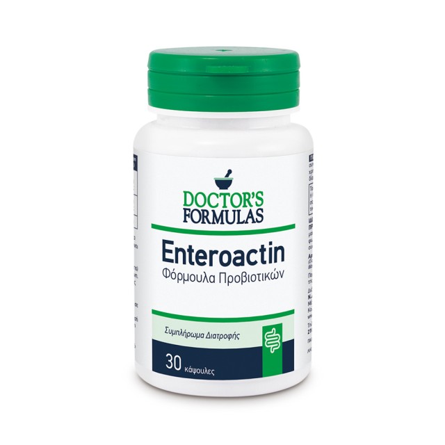 Doctors Formula Enteroactin 30caps (Φόρμουλα Προβιοτικών)