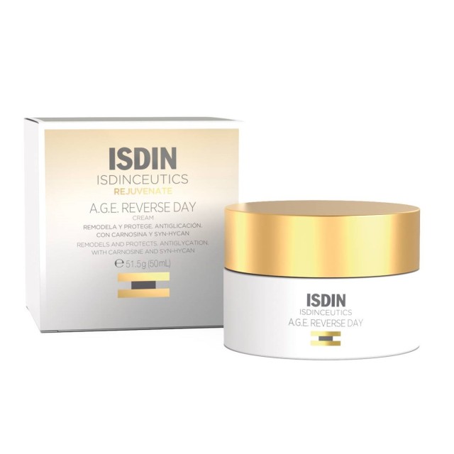 Isdin Age Reverse Day Cream 50ml (Κρέμα Ημέρας με Τριπλή Αντιγηραντική Δράση)