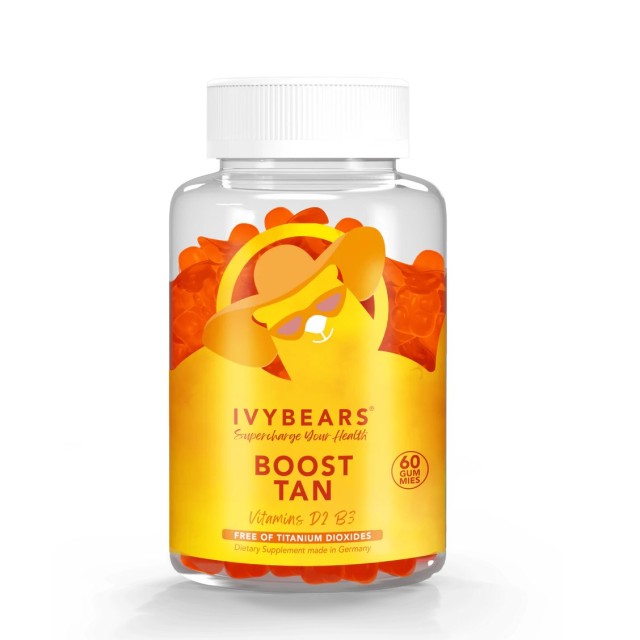 Ivybears Boost Tan 60ζελεδάκια (Συμπλήρωμα Διατροφής για Ενίσχυση του Μαυρίσματος)