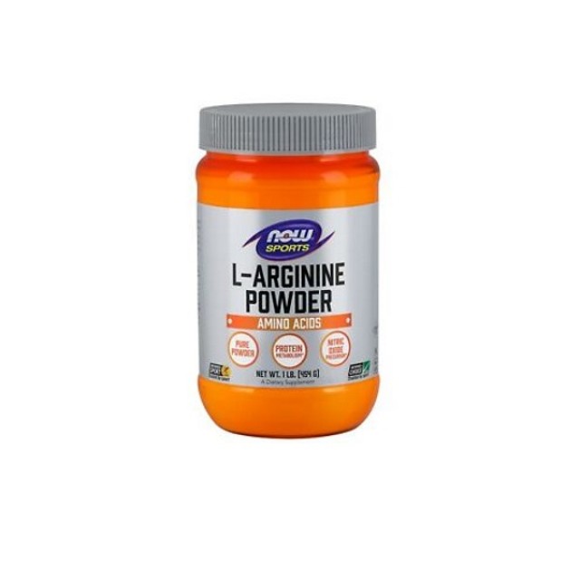 Now Sports L Arginine Powder Free Form 454 gr (Ειδικό Σκεύασμα Ειδικής Διατροφής - Αμινοξέα) 