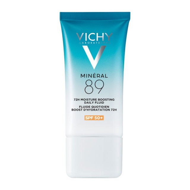 Vichy Mineral 89 72H Moisture Boosting Daily Fluid SPF50+ 50ml (Λεπτόρρευστη Κρέμα Booster Ενυδάτωσης με Αντηλιακή Προστασία)