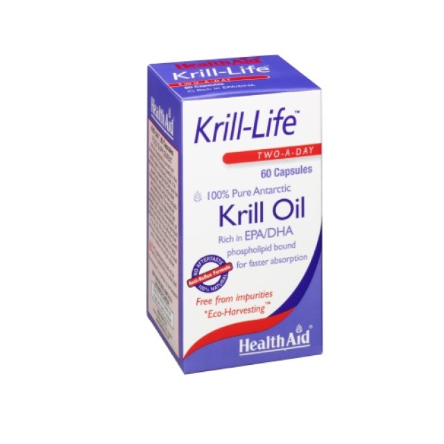 Health Aid Krill Life Oil 500mg 60caps (Καρδιά - Κυκλοφορικό)