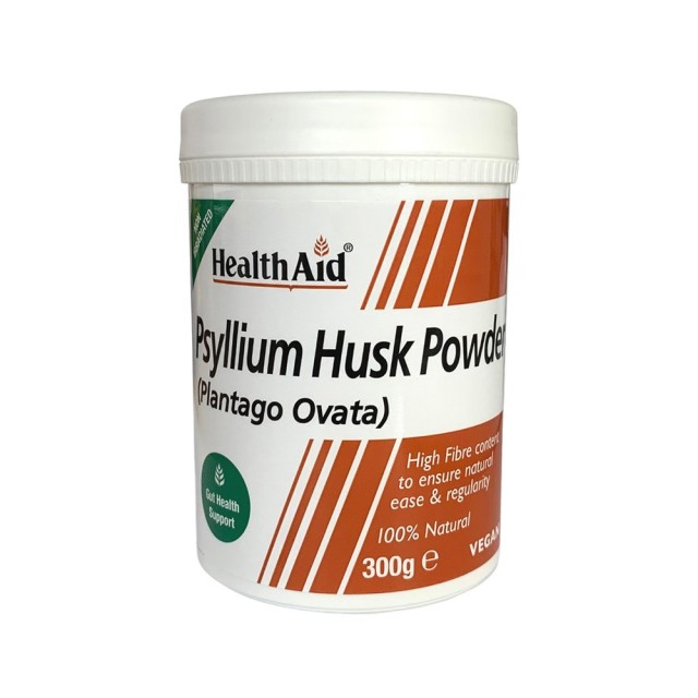 Health Aid Psyllium Husk Fibre 300gr (Συμπλήρωμα Διατροφής για τη Δυσκοιλιότητα)