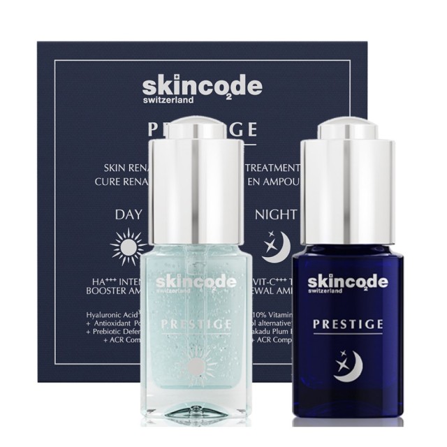 Skincode Prestige Skin Renaissance Ampoule Tratment 30ml (Συμπυκνωμένη Θεραπεία Αντιγήρανσης με 7 Ισχυρά Συστατικά)