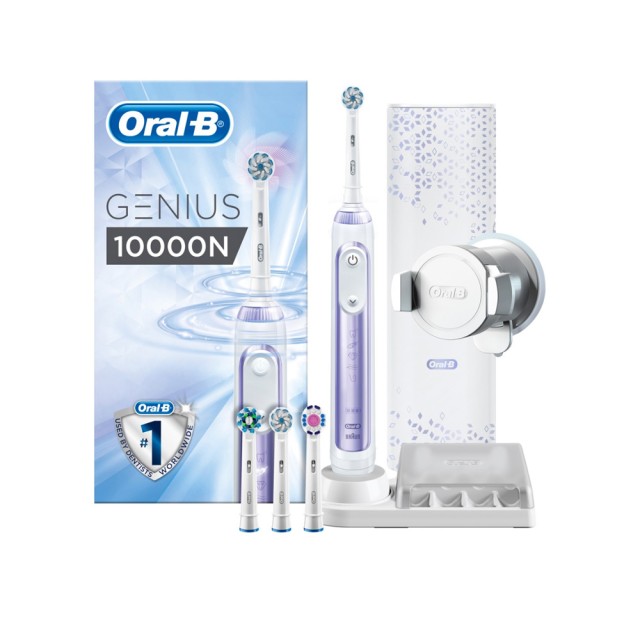 Oral B Braun Genius 10000N Orchid Purple (Ηλεκτρική Οδοντόβουρτσα με Θήκη Φόρτισης)