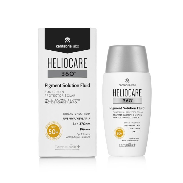 Heliocare 360 Pigment Solution Fluid SPF50+ 50ml (Αντηλιακό Προσώπου για Σκούρες Κηλίδες & Δυσχρωμίες)