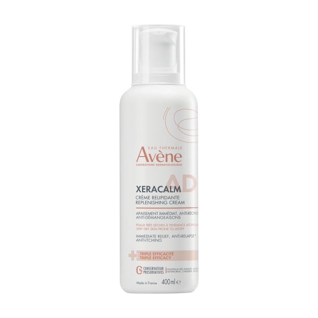 Avene Xeracalm AD Replenishing Cream 400ml (Κρέμα Αναπλήρωσης Λιπιδίων)