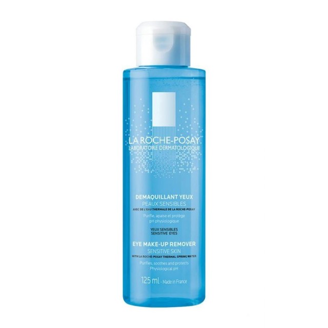 La Roche Posay Lotion Demaquillant Yeux Physiologique 125ml (Ντεμακιγιάζ για Ευαίσθητα Μάτια)