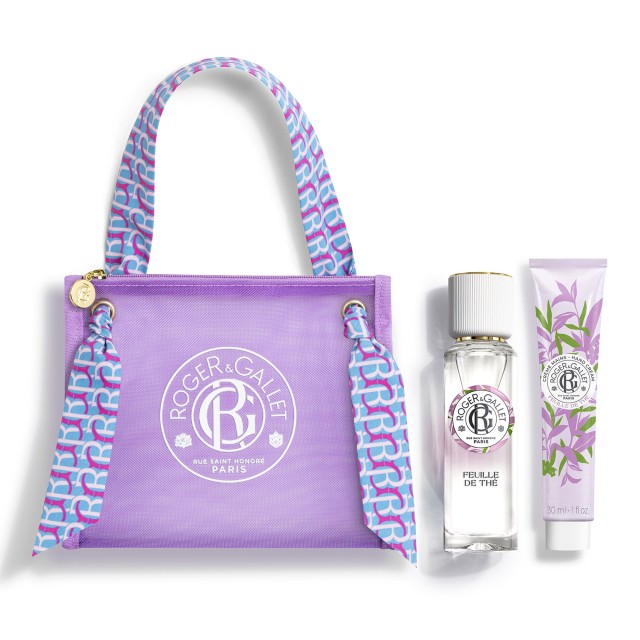 Roger & Gallet SET Feuille de Thé Wellbeing Fragrant Water 30ml & Feuille de Thé Hand Cream 30ml (ΣΕΤ με Άρωμα & Κρέμα Χεριών)