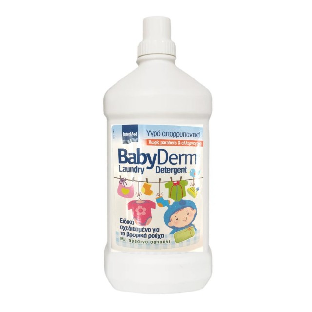 Intermed Babyderm Laundry Detergent 1400ml (Υγρό Απορρυπαντικό για Βρεφικά και Παιδικά Ρούχα) 