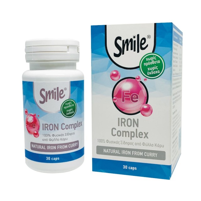 AM Health Smile Iron Complex 30caps (Συμπλήρωμα Διατροφής με Σίδηρο)