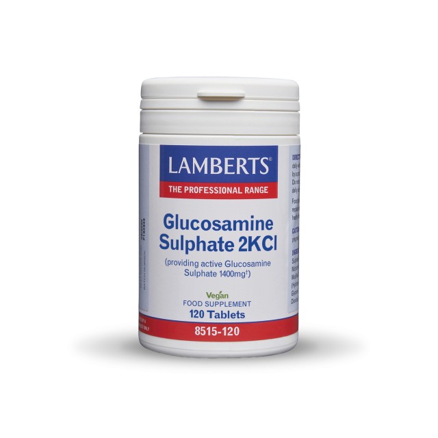 Lamberts Glucosamine Sulphate 2KCl 120tabs (Θειική Γλυκοζαμίνη Φυτικής Προελεύσεως)