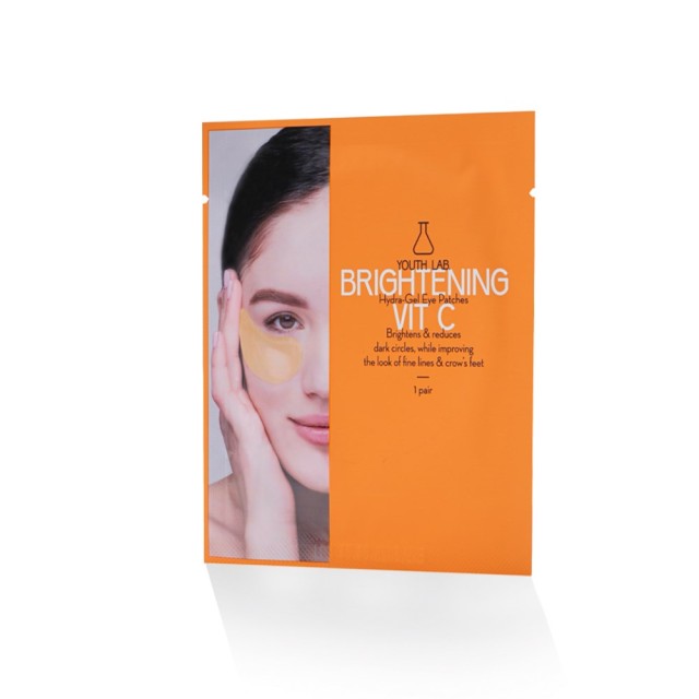 YOUTH LAB Brightening Vit-C Hydra Gel Eye Patches 1 ζευγάρι (Μάσκα Ματιών από Υδροτζέλ για Φωτεινότη