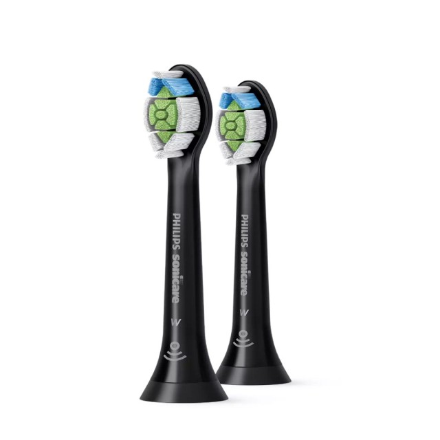 Philips Sonicare W2 Optimal Black HX6062/13 2τεμ (Ανταλλακτικές Κεφαλές Οδοντόβουρτσας Μαύρες)