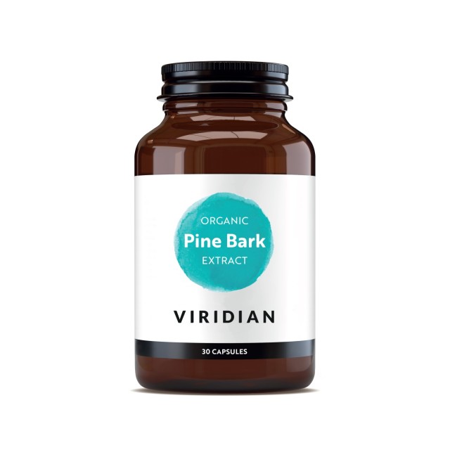 Viridian Organic Pine Bark Extract 30caps (Συμπλήρωμα Διατροφής με Βιολογικό Εκχύλισμα Φλοιού Πεύκου)