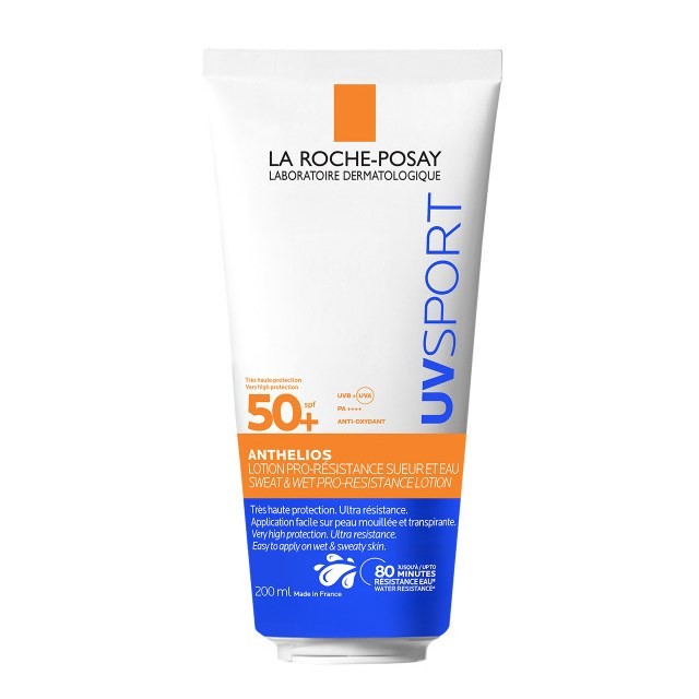 La Roche Posay Anthelios UVSport Milk SPF50+ 200ml (Αόρατο Αντηλιακό Γαλάκτωμα Υψηλής Αντοχής)