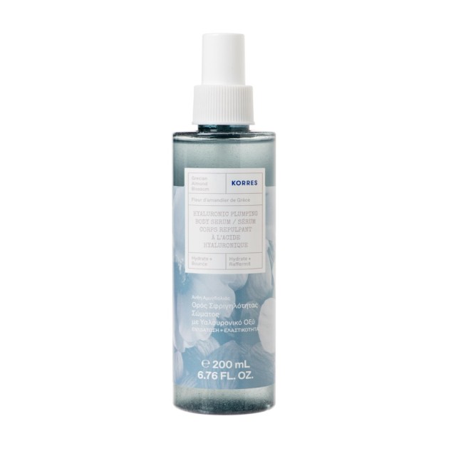 Korres Almond Blossom Hyaluronic Plumping Body Serum 200ml (Ορός Σφριγηλότητας Σώματος με Υαλουρονικό Οξύ)