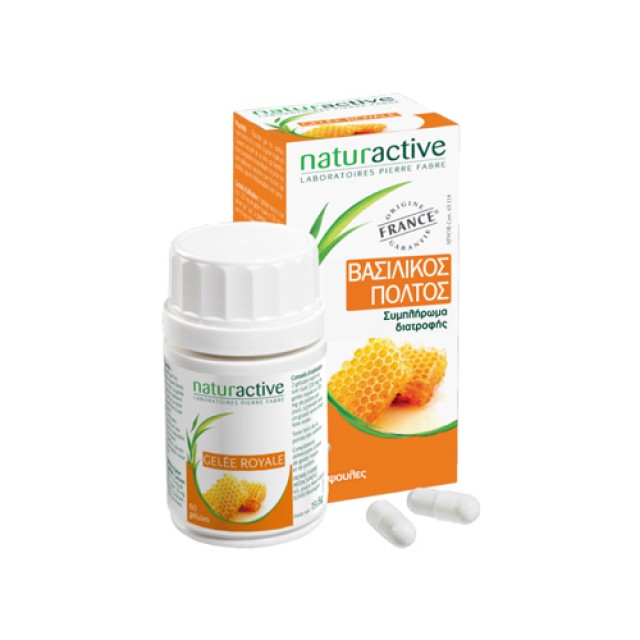 Naturactive Βασιλικός Πολτός 60caps (Ενίσχυση της Φυσικής Άμυνας του Οργανισμού)