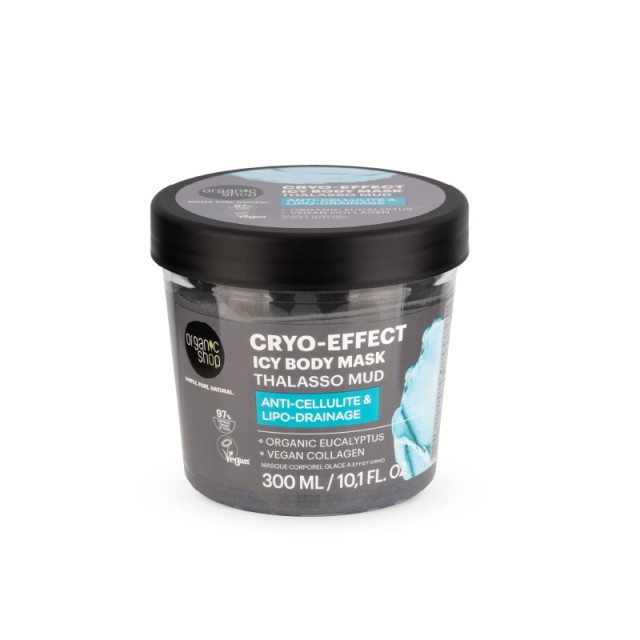 Natura Siberica Organic Shop Thalasso Anti-Cellulite Cryo-Effect Icy Body Mask 300ml (Παγωμένη Μάσκα Σώματος Κατά της Κυτταρίτιδας & για Σμίλευση)