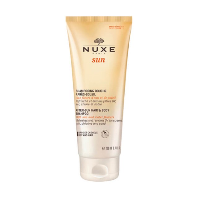 Nuxe Sun After Sun Hair & Body Shampoo 200ml (Σαμπουάν - Αφρόλουτρο Για Μετά τον Ήλιο)