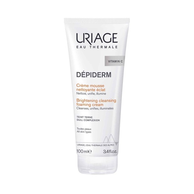 Uriage Depiderm Βrightening Cleansing Foaming Cream 100ml (Αφρός Προσώπου για Καθαρισμό & Λάμψη)