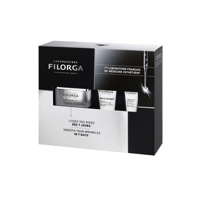 Filorga Time Filler Antiage Expert SET Time Filler 5XP Cream 50ml & ΔΩΡΟ Intensive Wrinkle Multi Correction Serum 7ml & NIight Cream 15ml (ΣΕΤ Περιποίησης με Αντιρυτιδική Κρέμα Προσώπου & ΔΩΡΟ Αντιγηραντικό Ορό Προσώπου & Κρέμα Νύχτας)